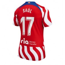 Atletico Madrid Saul Niguez #17 Hjemmedrakt Kvinner 2022-23 Kortermet